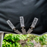 Horseware Ireland Amigo 1200D 250g Turnout Rug #colour_black-titanium-grey-silver