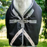 Horseware Ireland Amigo 1200D 250g Turnout Rug #colour_black-titanium-grey-silver