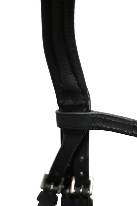 Stubben 2700 Pro-Jump Tandem Noseband Snaffle Bridle #colour_black-black