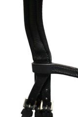 Stubben 2700 Pro-Jump Combined Noseband Snaffle Bridle #colour_black-black