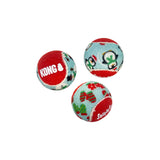 KONG Holiday SqueakAir Balles Pack de 6