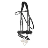 Stubben Switch Magic Tack with Slide/Lock Snaffle Bridle #colour_black-black