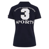HV Polo Favouritas EQ Children's Short Sleeve Polo Shirt #colour_navy