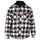 Hard Yakka Quilted Flannel Shacket #colour_grey