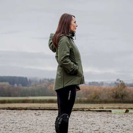 EQUIDRY Women's Iris Waterproof Riding Jacket #colour_green