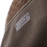 Shires Aubrion Heritage Unisex Quarter Zip Fleece #colour-dark-olive