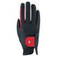 Roeckl Malta Riding Gloves #colour_black-red