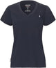 Musto Women's Original V Neck Short Sleeved T-Shirt #colour_navy