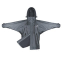 EQUIDRY Women's Shortie Mesh Lining Mac #colour_grey