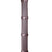 Henry James Small Pimple Hybrid Rubber Reins With Leather Stoppers #colour_havana-brown