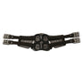 Stubben Equi-Soft® Short Saddle Girth with Cover - Ebony #colour_vachette-leather-black