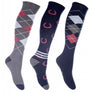 Chaussettes d'équitation HKM -Cardiff- Lot de 3