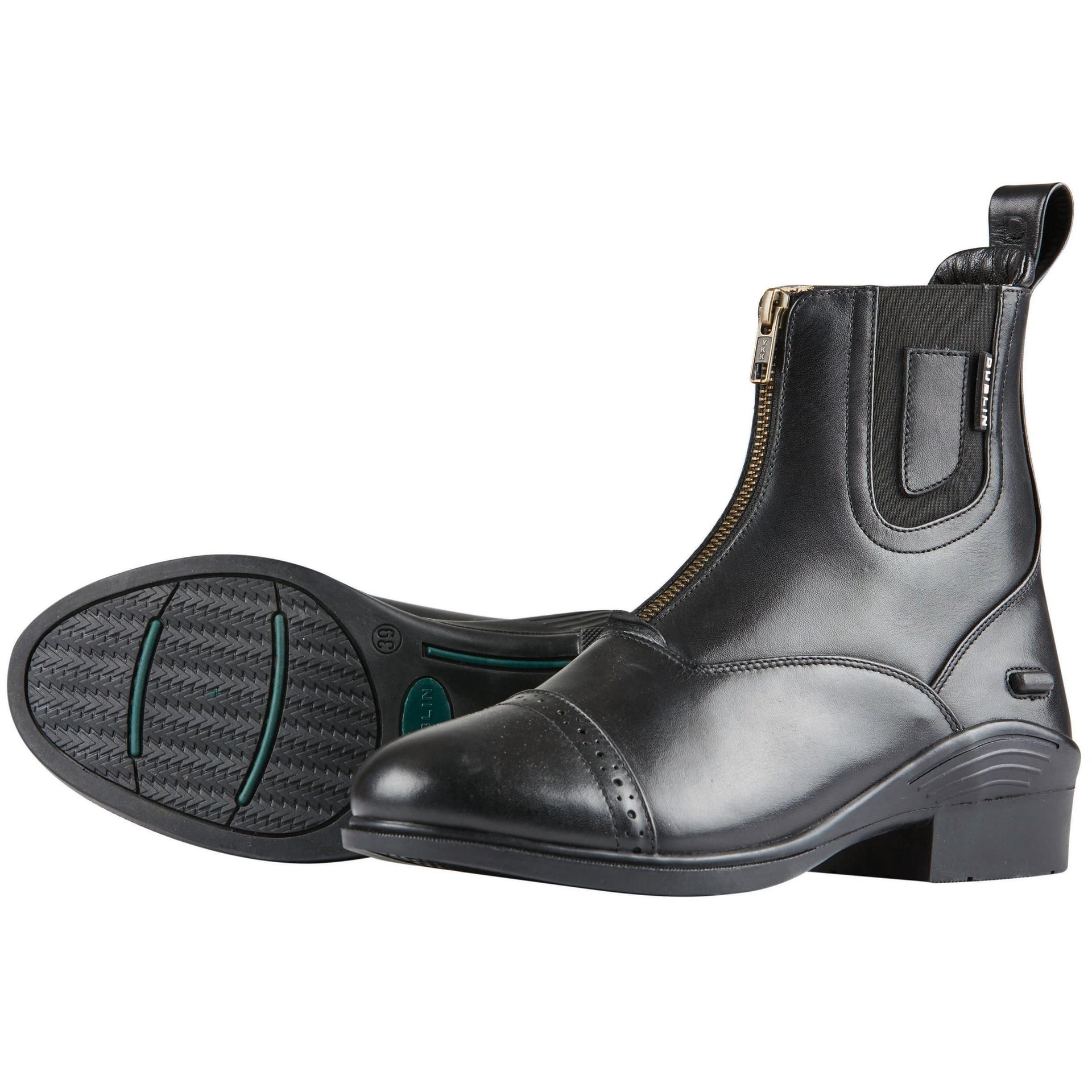 Dublin Bottes de paddock Evolution Zip Front, marron, 38 EU