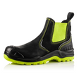 Buckbootz Buckz Viz Safety Dealer Boot #colour_yellow-black