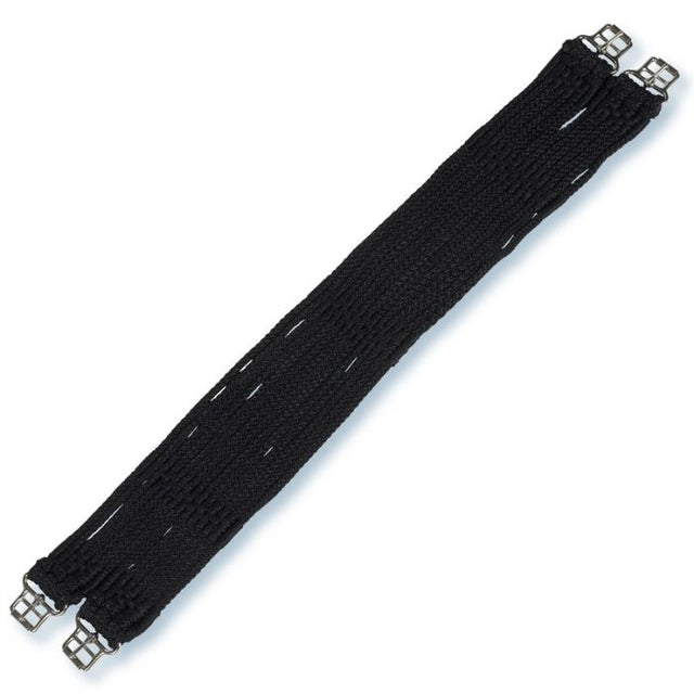 Stubben Cord Girth with Stainless Steel Roller Buckles #colour_black