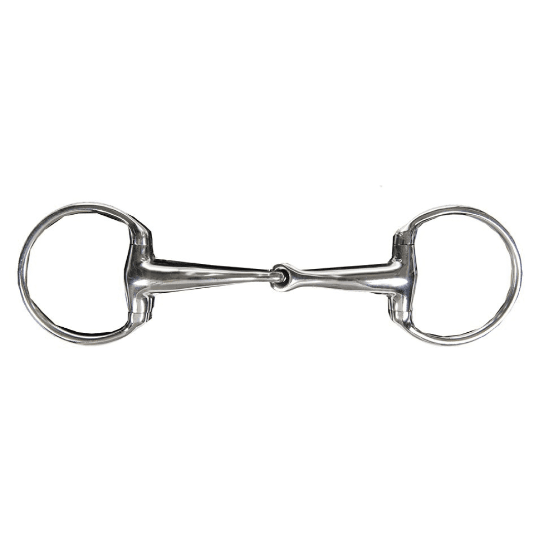 HKM Eggbutt 18mm Stainless Steel Snaffle Anatomic 