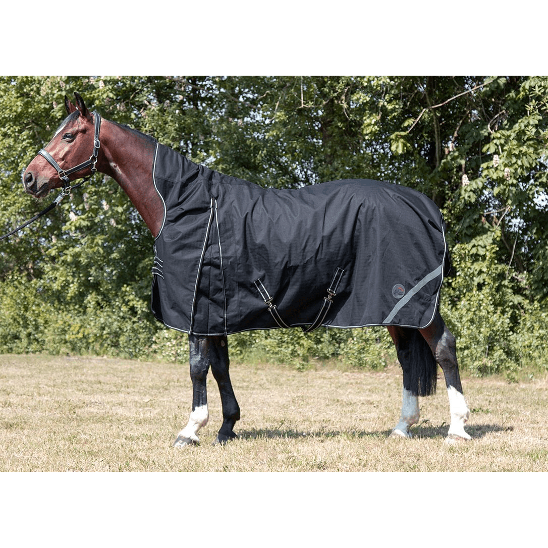 HKM Innsbruck Highneck Rug 1200D, 200g Filling #colour_black