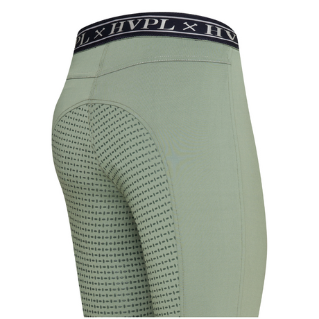 HV Polo Kiera Full Grip Riding Tights #colour_oil-green