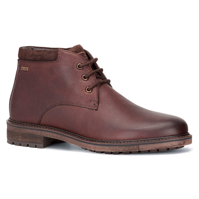 Hoggs of Fife Cullen Waterproof Chukka Boots #colour_hickory-brown