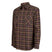 Hoggs of Fife Men's Countrysport Luxury Hunting Shirt #colour_olive-wine