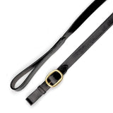 Mackey Classic Lead Leather With Buckle End #colour_black