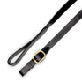Mackey Classic Lead Leather With Buckle End #colour_black