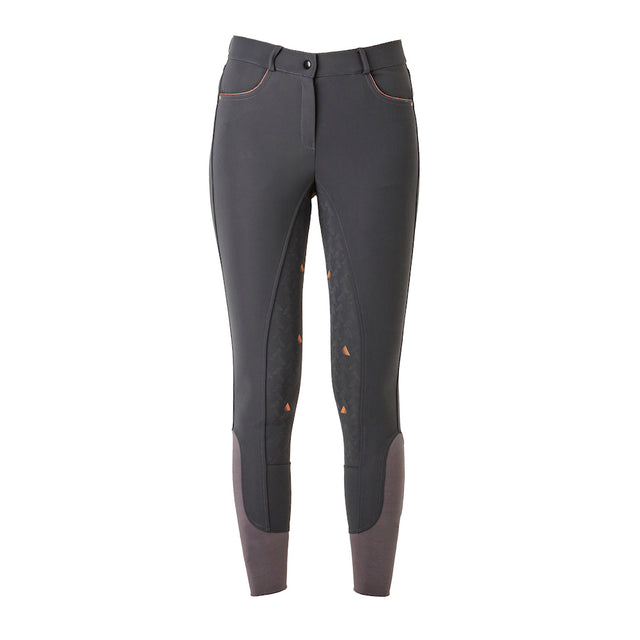 Mark Todd Ladies Elisabeth Sport Breeches #colour_anthracite-orange