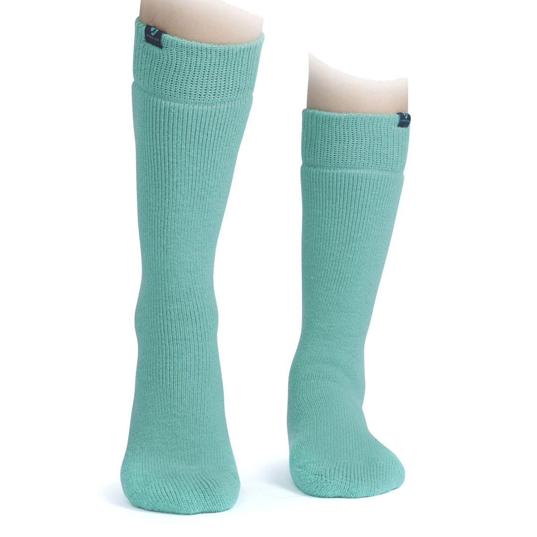 Shires Aubrion Colliers Boot Socks #colour_aqua