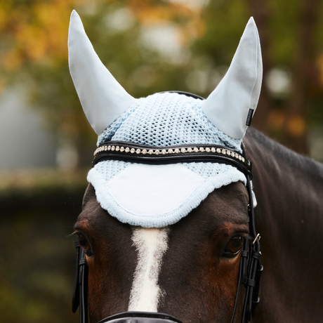 Weatherbeeta Prime Ear Bonnet #colour_ice-blue