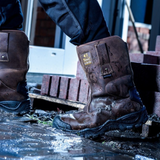 Buckbootz BSH010BR Safety Rigger Boot #colour_brown