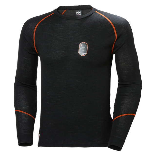 Helly Hansen Workwear Fakse Long Sleeve Crewneck #colour_black