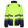 Regatta Professional Pro Hi-Vis Bomber Jacket #colour_yellow-navy