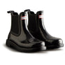 Hunter Damen Commando Gloss Chelsea-Stiefel