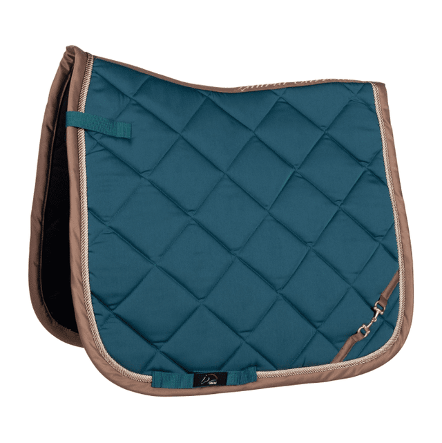 HKM Golden Gate Bit Saddle Cloth #colour_petrol