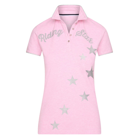 Imperial Riding It's Time To Shine Polo Shirt #colour_powder-pink
