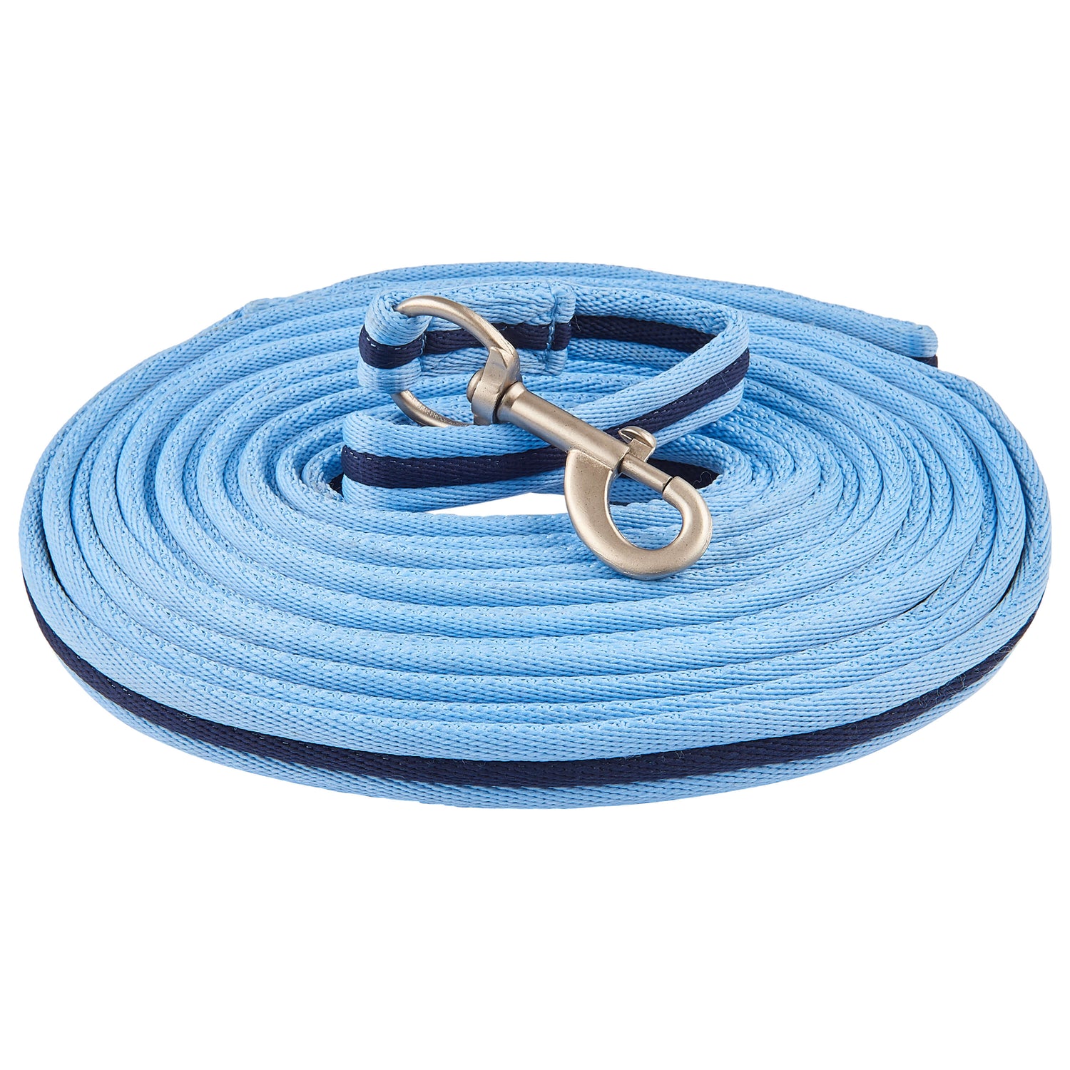 Imperial Riding Soft Nylon Lunging Line #colour_blue-breeze
