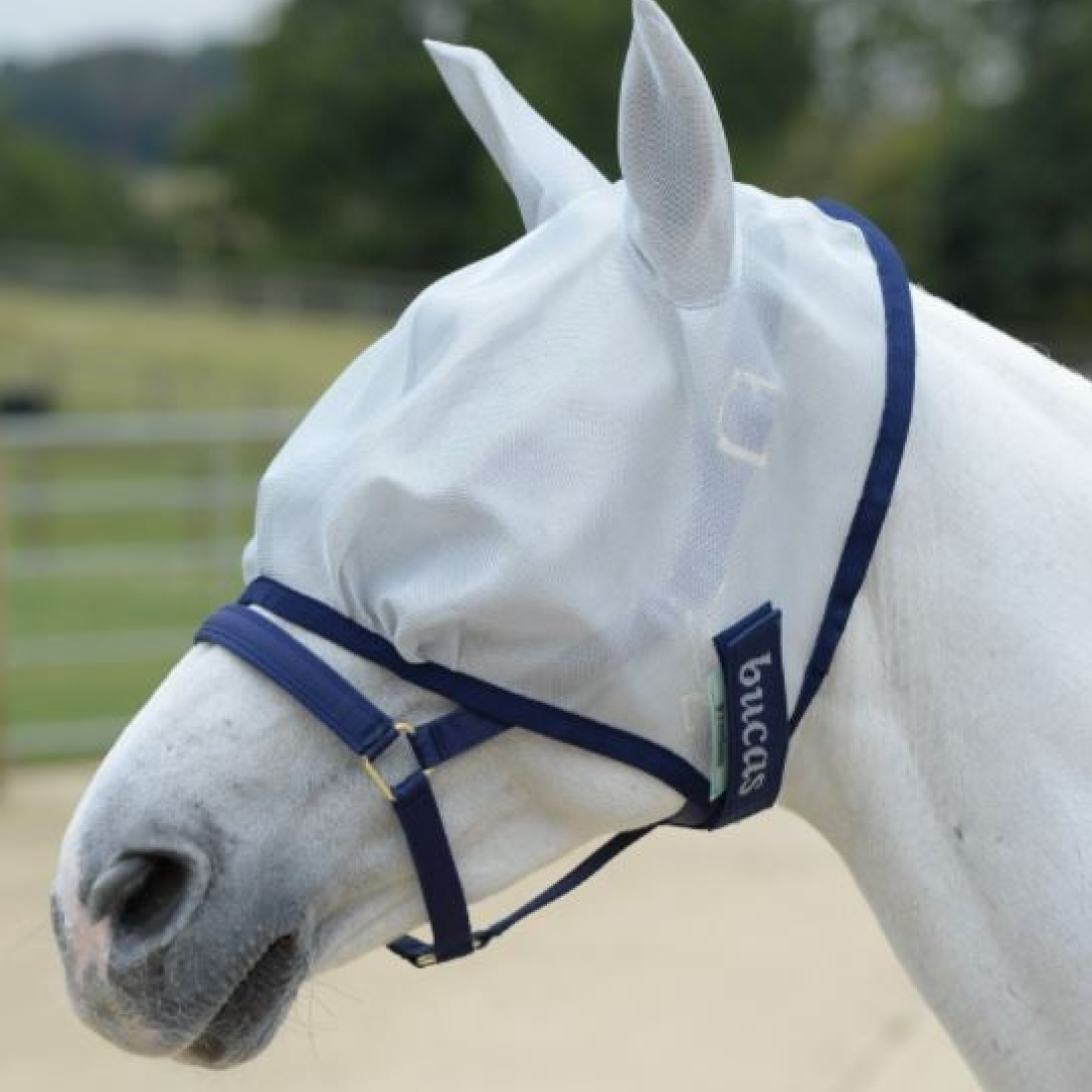 Bucas Freedom Fly Mask #colour_silver
