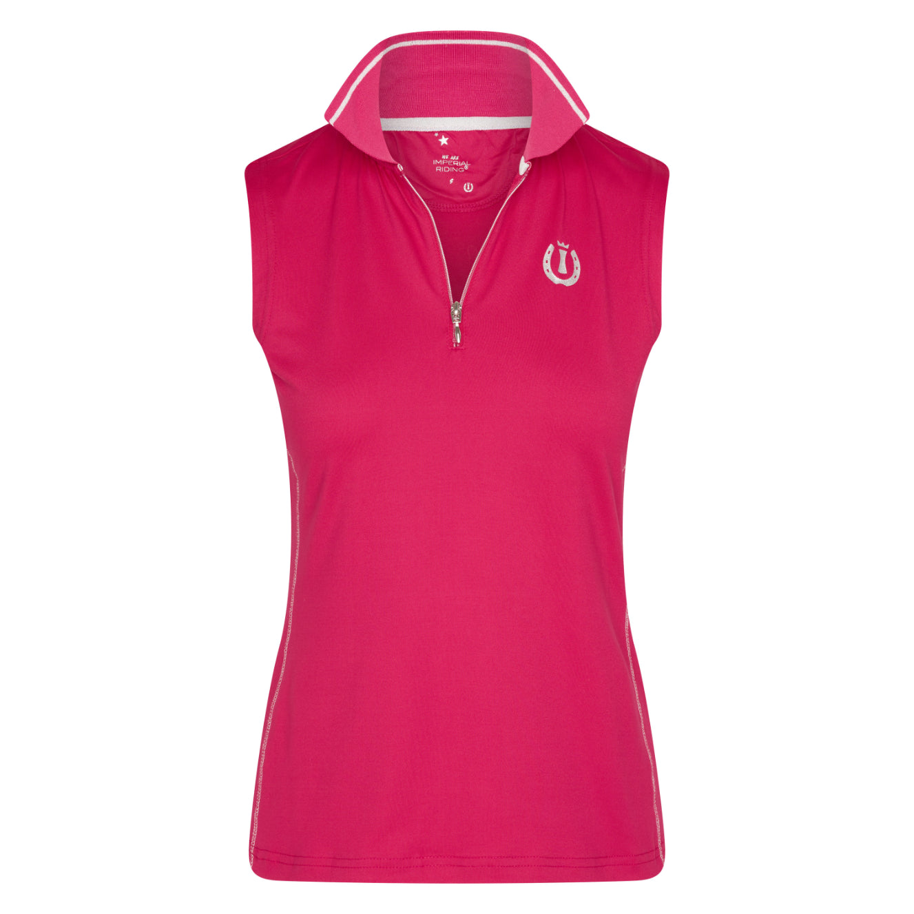 Imperial Riding Tessy Polo Shirt Tech #colour_bright-rose