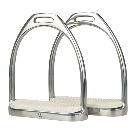 Imperial Riding Fillis Stirrups With Treads #colour_stainless-steel